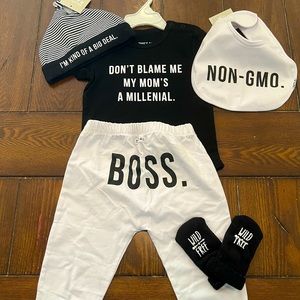 Sassy and Funny Baby Clothes, Gender Neutral, Brand New, 6-12mo